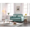 Sofa Bed 2 Seater with 2 Pillows Folding Iron Durable Frame Convertible Easily 2 Specifications
